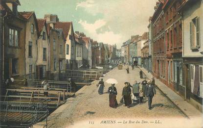 CPA FRANCE 80 " Amiens, La Rue du Don"