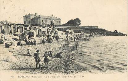 CPA FRANCE 29 " Roscoff, La plage de Roc'h Kroum'