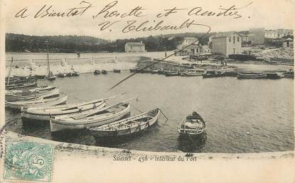 CPA  FRANCE 13 "Sausset; intérieur du port"