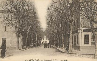 CPA FRANCE 13 " Aubagne, Avenue de la gare"