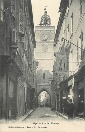 CPA FRANCE 84 "Apt, Rue de l'Horloge"