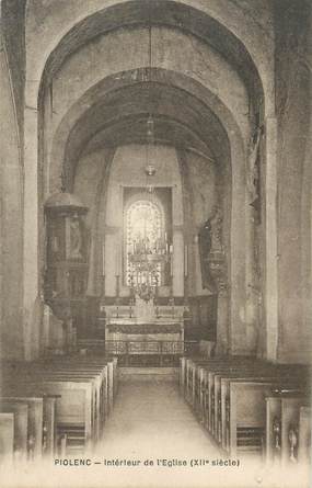 CPA FRANCE 84 "Piolenc, Intérieur de l'église"