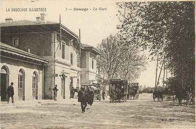 CPA FRANCE 84 " Orange, La gare"
