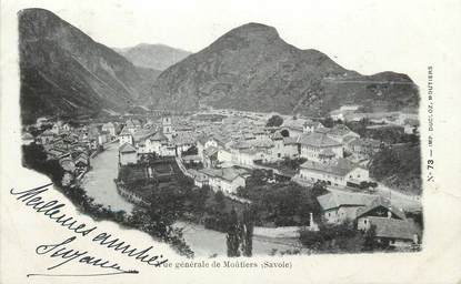 CPA FRANCE 73 " Moutiers, Vue générale"