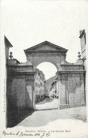 CPA FRANCE 73 " Moutiers, La grande rue"