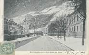 73 Savoie CPA FRANCE 73 " Moutiers, Les quais en hiver"
