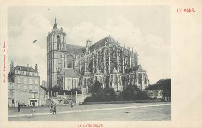 CPA FRANCE 72 " Le Mans, La Cathédrale"