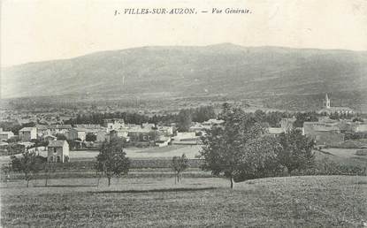 CPA FRANCE 84 " Villes sur Auzon, Vue générale"