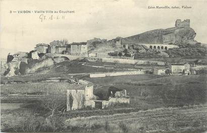 CPA FRANCE 84 " Vaison, Vieille ville au couchant"