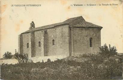 CPA FRANCE 84 " Vaison - St Quenin, Le Temple de Diane"