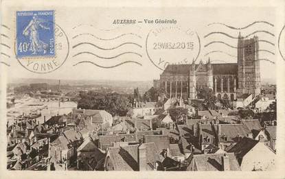 CPA FRANCE 89 "Auxerre, Vue générale"