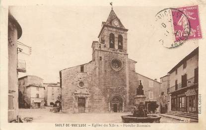 CPA FRANCE 84 " Sault de Vaucluse, L'église"