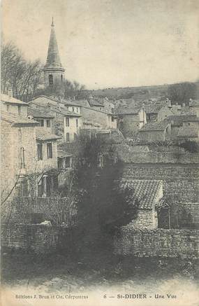 CPA FRANCE 84 " St Didier, Une vue"