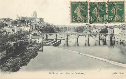 CPA FRANCE 81 " Albi, Vue prise du Pont Neuf"