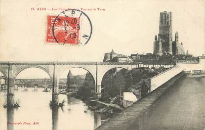 CPA FRANCE 81 " Albi, Les Trois Ponts"