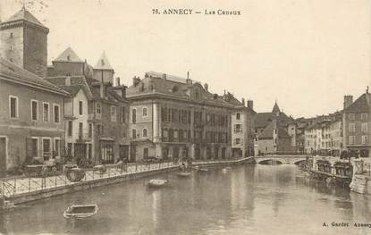 CPA FRANCE 74 "Annecy, Les canaux"