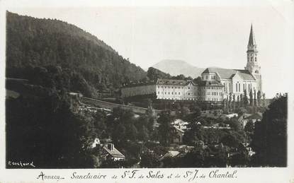 CPA FRANCE 74 "Annecy, Sanctuaire de St François de Sales et de Ste J. de Chantal"