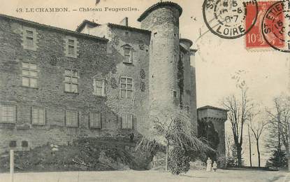 CPA FRANCE 42 "Le Chambon Feugerolles, le chateau"