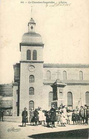 CPA FRANCE 42 "Le Chambon Feugerolles, l'Eglise"