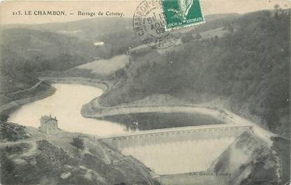 CPA FRANCE 42 "Le Chambon, barrage de Cotatay "