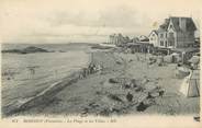 29 Finistere CPA FRANCE 29 " Roscoff, La plage et les villas"