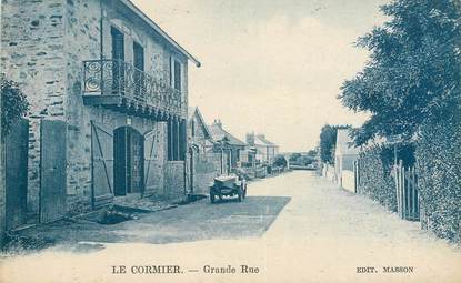 CPA FRANCE 27 "Le Cormier, la grande rue"