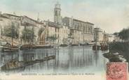 13 Bouch Du Rhone CPA FRANCE 13 "Martigues, Le canal St Sébastien et l'église de la Madeleine"