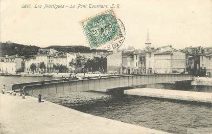 CPA FRANCE 13 "Martigues, Le Pont Tournant"