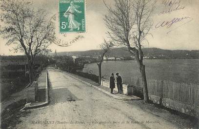 CPA FRANCE 13 "Martigues, Vue générale prise de la Route de Marseille"