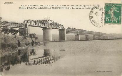 CPA FRANCE 13 "Martigues, Viaduc de Garonte sur la nouvelle ligne PLM "