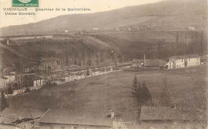 CPA FRANCE 38 "Viriville, Quartier de la Guillotière, Usine Girodon"