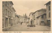 38 Isere CPA FRANCE 38 "Viriville, Place des Buttes"