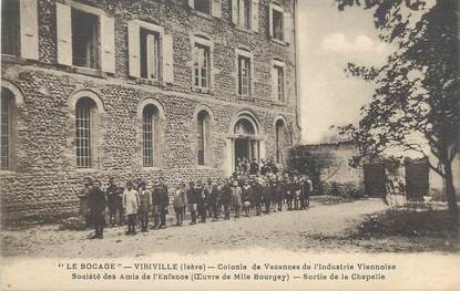 CPA FRANCE 38 "Viriville, Colonie de vacances de l'Industrie Viennoise Le Bocage"
