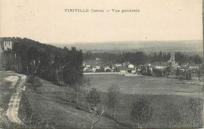 CPA FRANCE 38 "Viriville, Vue générale"