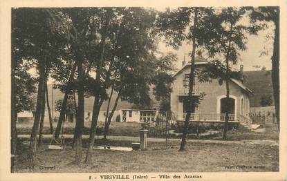 CPA FRANCE 38 "Viriville, Villa des Acacias"