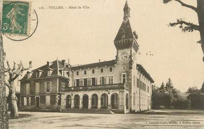 CPA FRANCE 38 "Tullins, Hôtel de Ville"