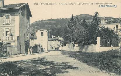 CPA FRANCE 38 "Tullins, Avenue de la Gare"