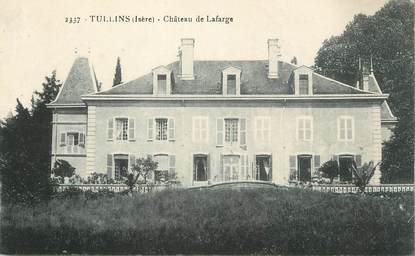 CPA FRANCE 38 "Tullins, Le Château de Lafarge"