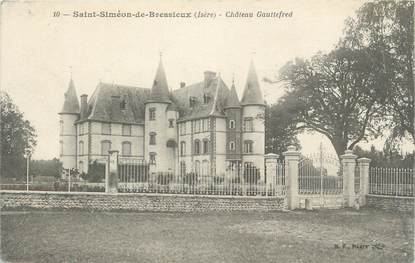 CPA FRANCE 38 " St Siméon de Bressieux, Château Gauttefred"