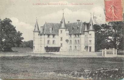 CPA FRANCE 38 " St Siméon de Bressieux, Château des Gauttefred"