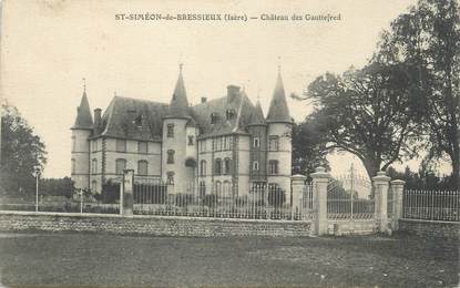 CPA FRANCE 38 " St Siméon de Bressieux, Château des Gauttefred"