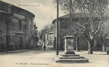 CPA FRANCE 84 " Piolenc, Rue du Portail Neuf"