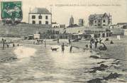 44 Loire Atlantique CPA FRANCE 44 " Bourg de Batz, La Plage à l'heure du bain"