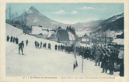 CPA FRANCE 38 " St Pierre de Chartreuse, Sports d'hiver"