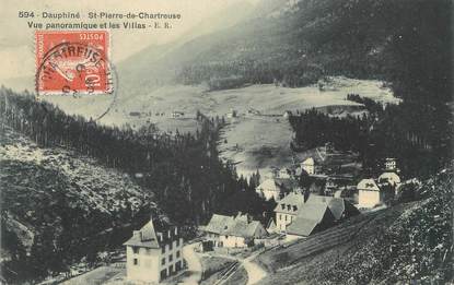 CPA FRANCE 38 " St Pierre de Chartreuse, Vue panoramique et les villas"