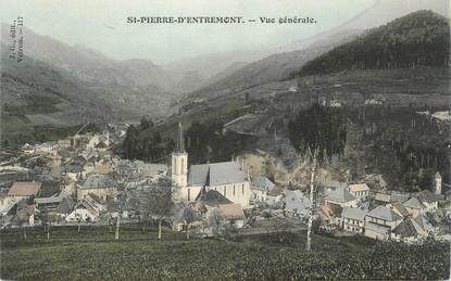 CPA FRANCE 38 " St Pierre d'Entremont, Vue générale"