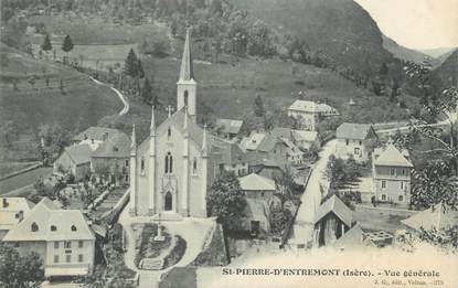 CPA FRANCE 38 " St Pierre d'Entremont, Vue générale"