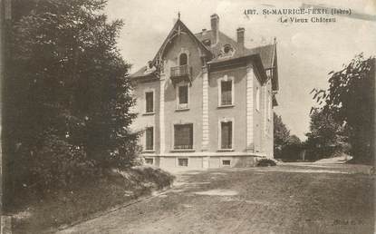 CPA FRANCE 38 " St Maurice l'Exil, Le vieux château"