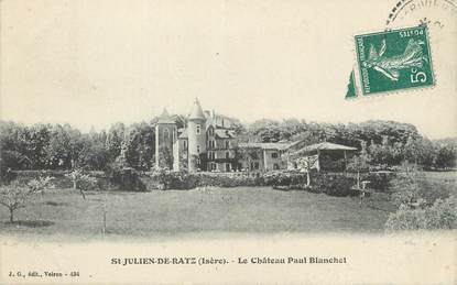 CPA FRANCE 38 " St Julien de Ratz, Le Château Paul Blanchet"