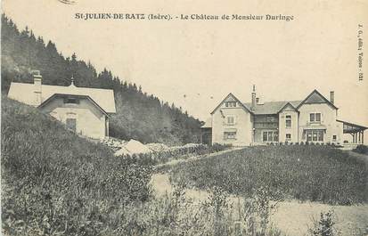 CPA FRANCE 38 " St Julien de Ratz, Le Château de Monsieur Duringe"